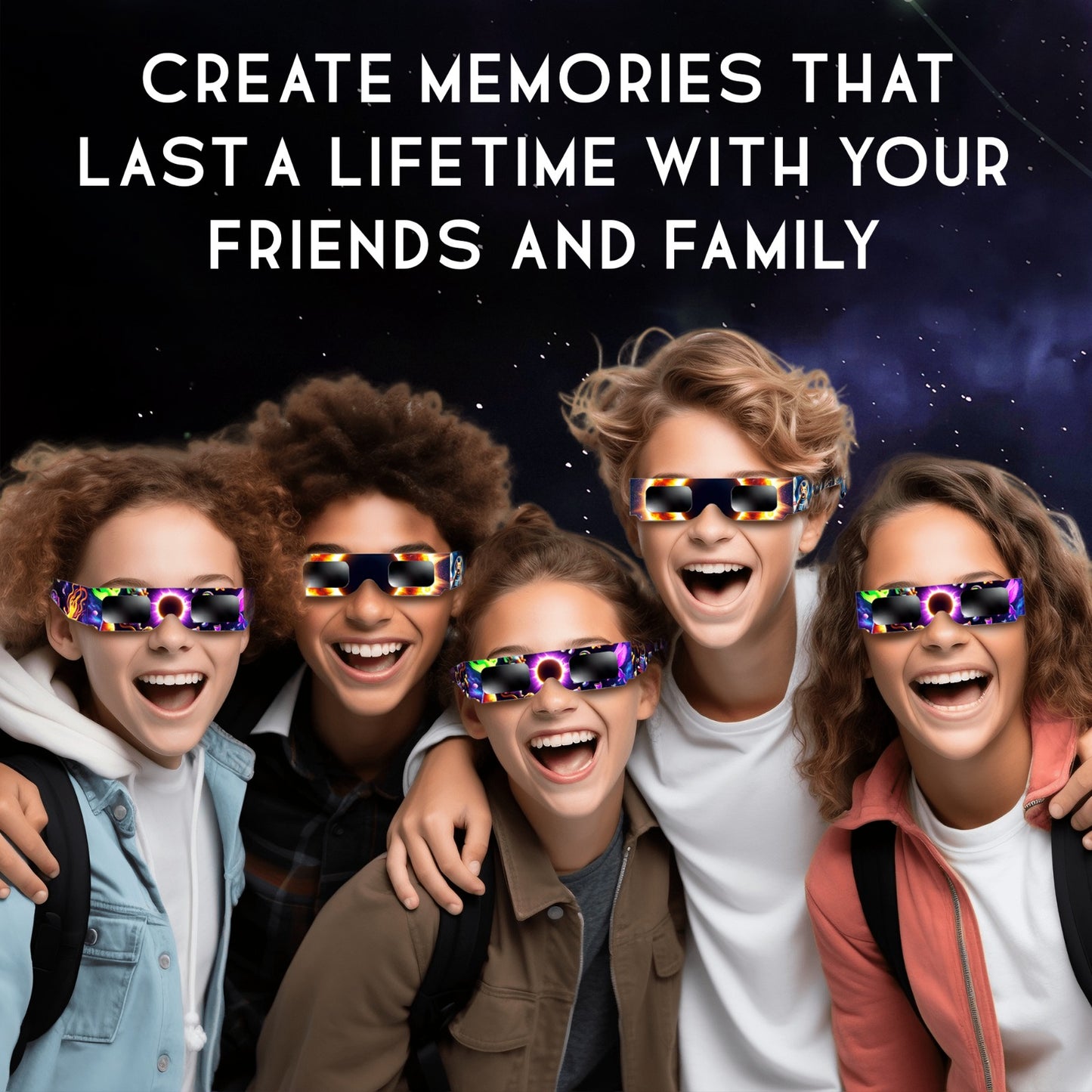 Solar Eclipse Glasses - Animals & Aliens - 12 Pack